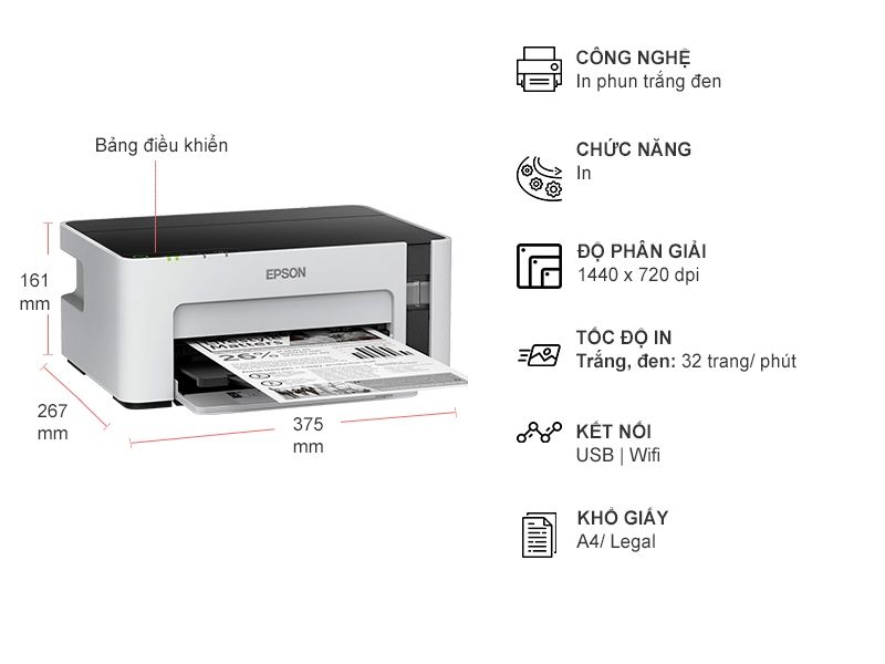 Máy in phun Epson M1100