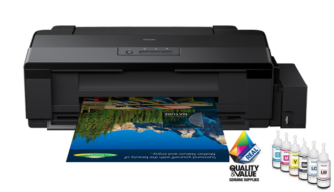 Máy in màu Epson L1800 (khổ A3 + 6 màu mực)